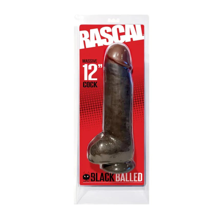 RASCAL BLACK BALLED DILDO