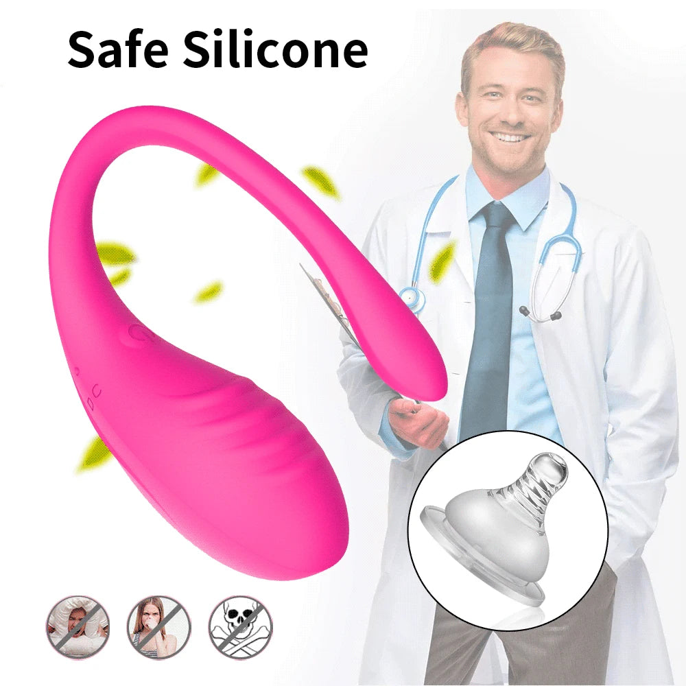 APP-CONTROLLED VIBRATOR WITH 9 SPEEDS