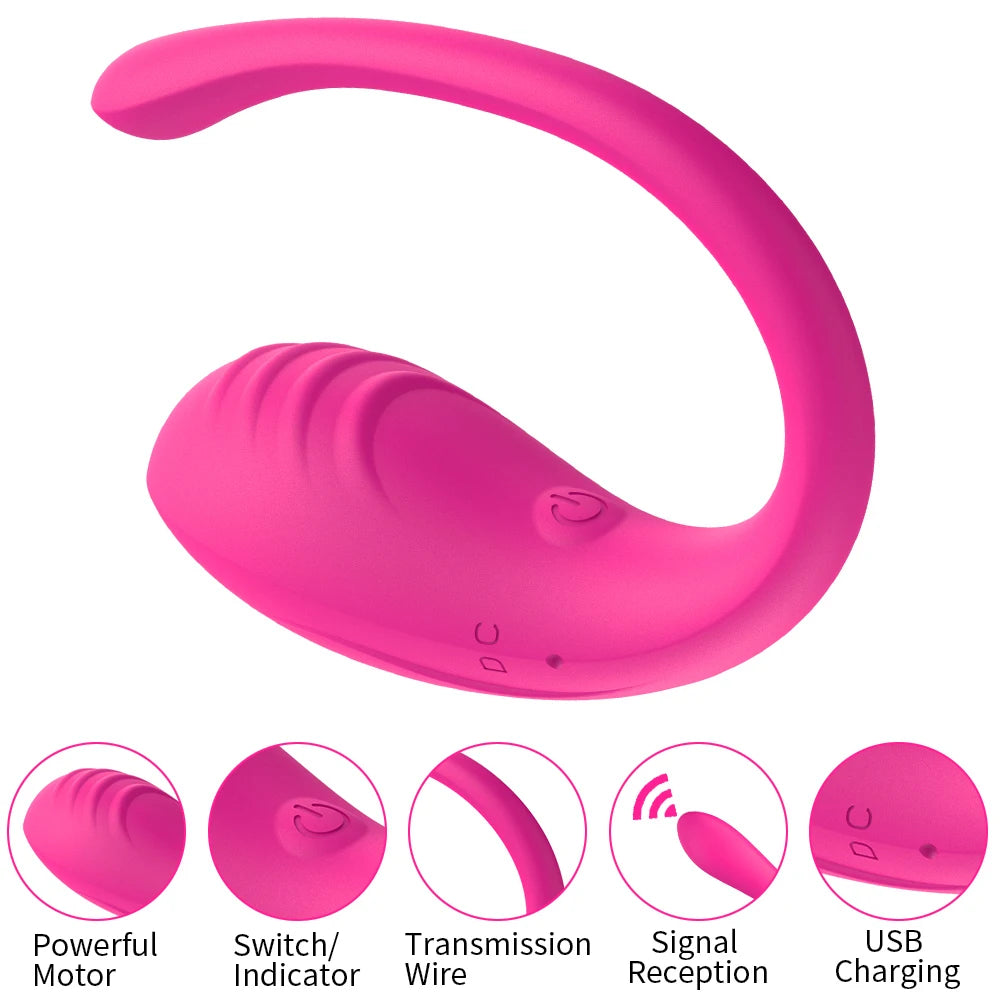APP-CONTROLLED VIBRATOR WITH 9 SPEEDS