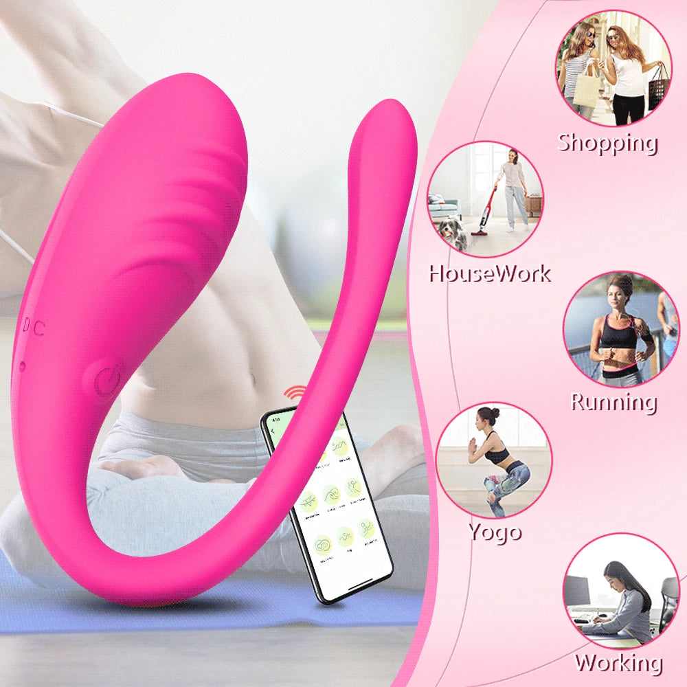 APP-CONTROLLED VIBRATOR WITH 9 SPEEDS