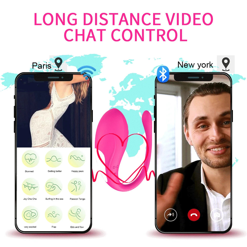 APP-CONTROLLED VIBRATOR WITH 9 SPEEDS