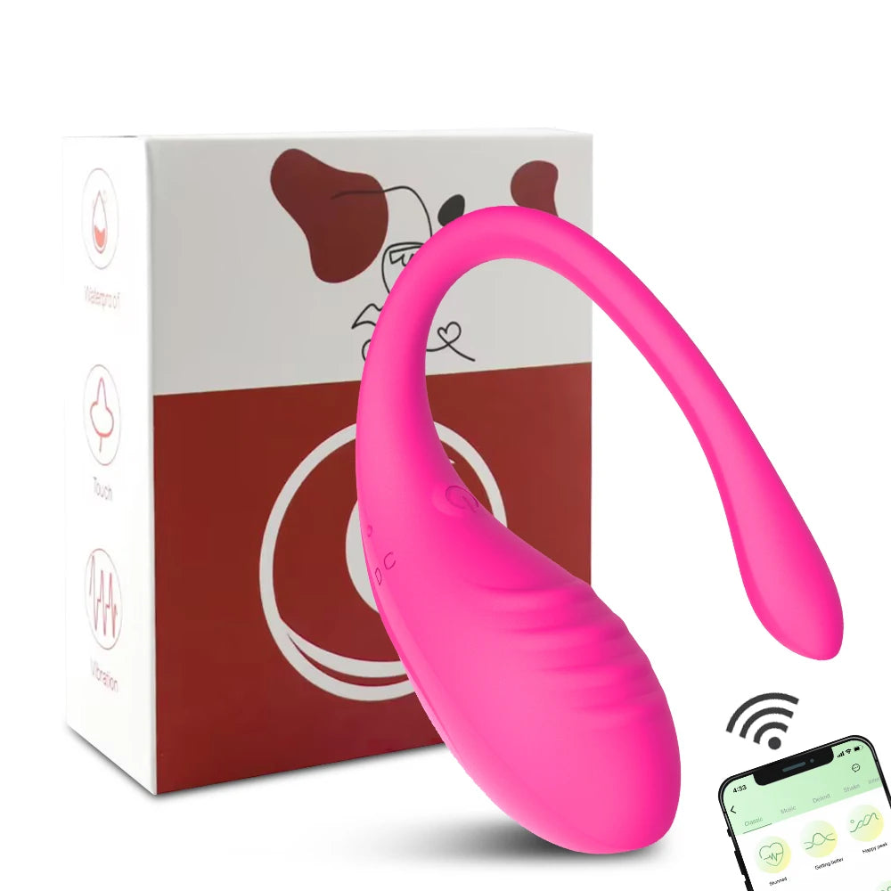 APP-CONTROLLED VIBRATOR WITH 9 SPEEDS