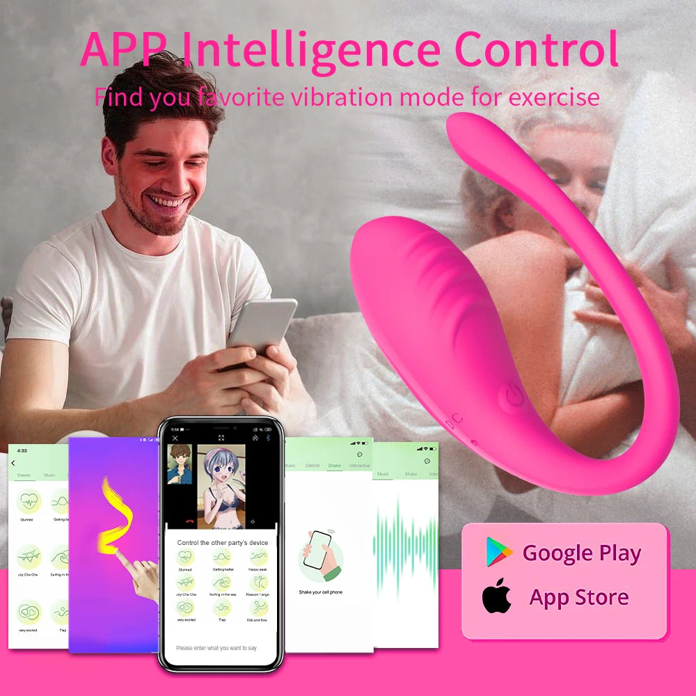 APP-CONTROLLED VIBRATOR WITH 9 SPEEDS