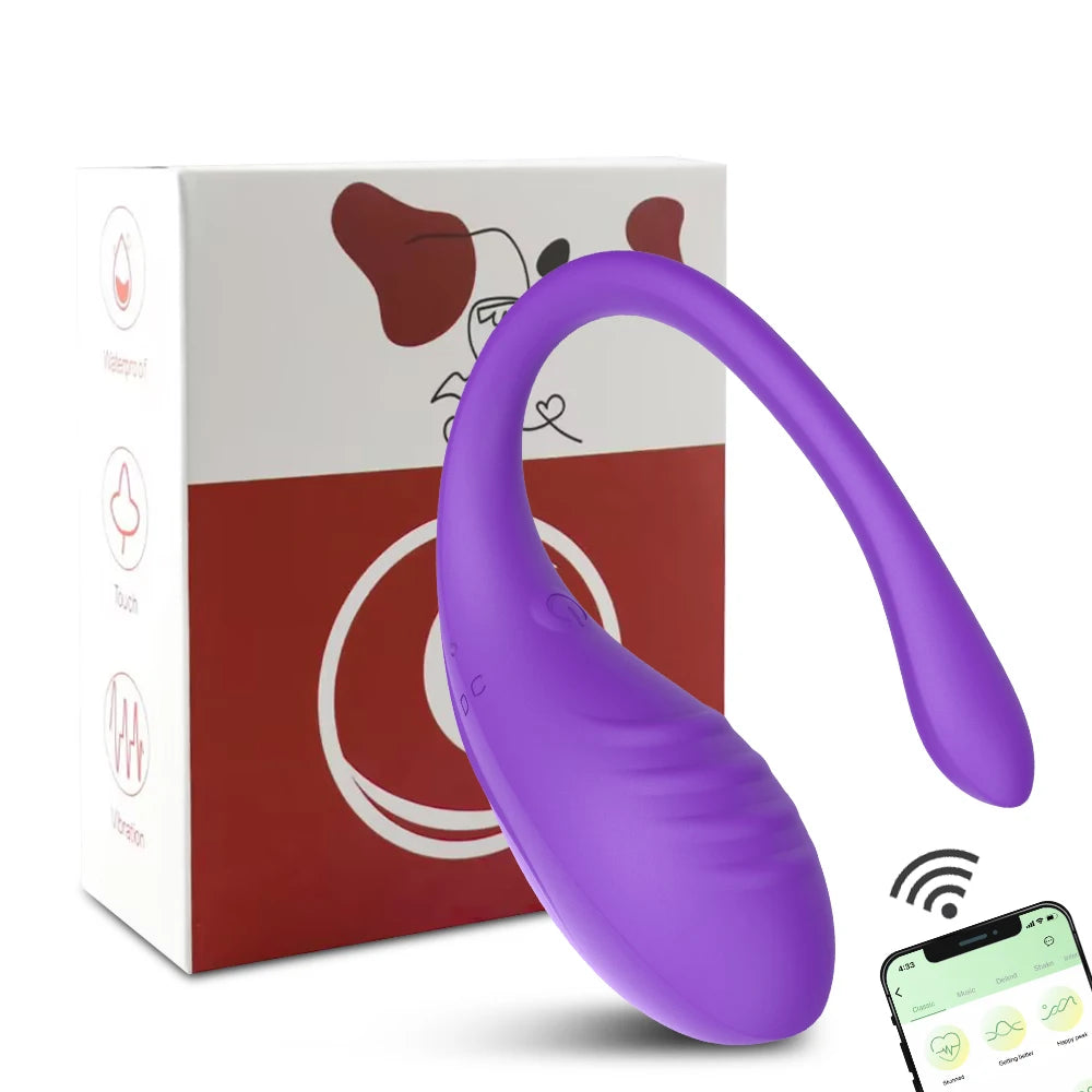 APP-CONTROLLED VIBRATOR WITH 9 SPEEDS