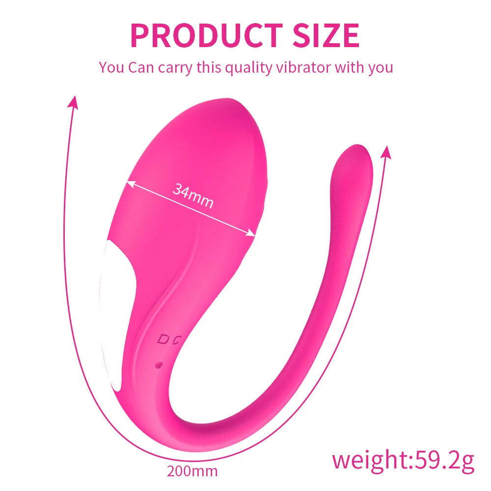 APP-CONTROLLED VIBRATOR WITH 9 SPEEDS
