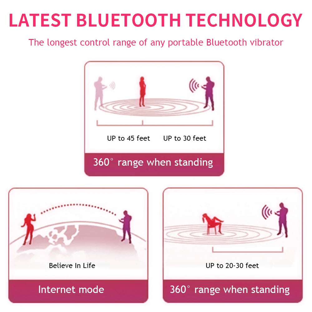 APP-CONTROLLED VIBRATOR WITH 9 SPEEDS