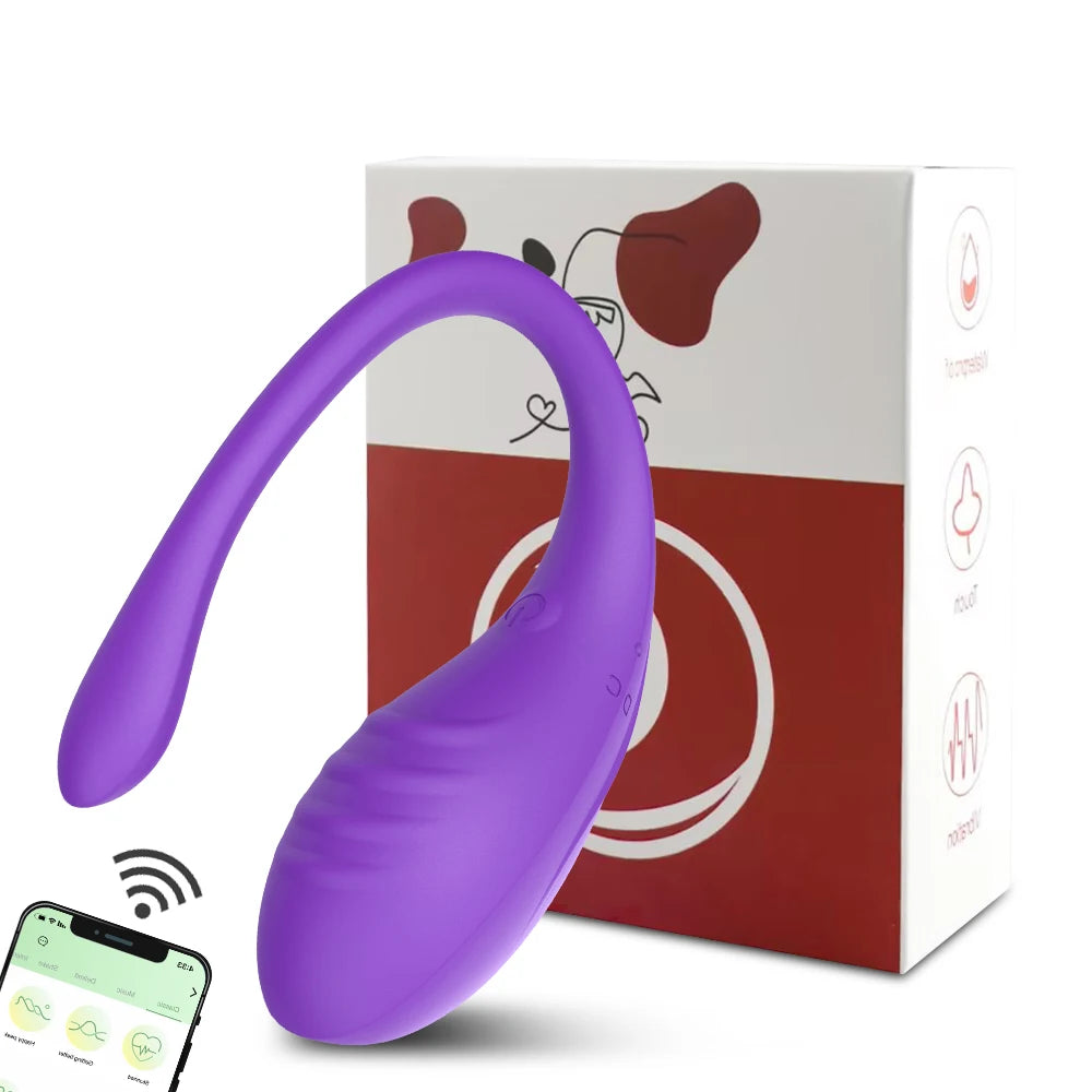 APP-CONTROLLED VIBRATOR WITH 9 SPEEDS