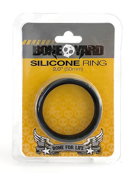 Boneyard Silicone Ring 50mm Black